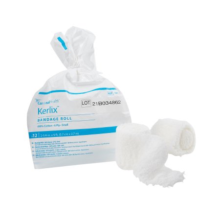 Bandage Fluff Roll Kerlix™ Gauze 6-Ply 2-1/4 Inch X 3 Yard Roll Shape NonSterile (12/BG 8BG/CS) by Cardinal  ID 1801-